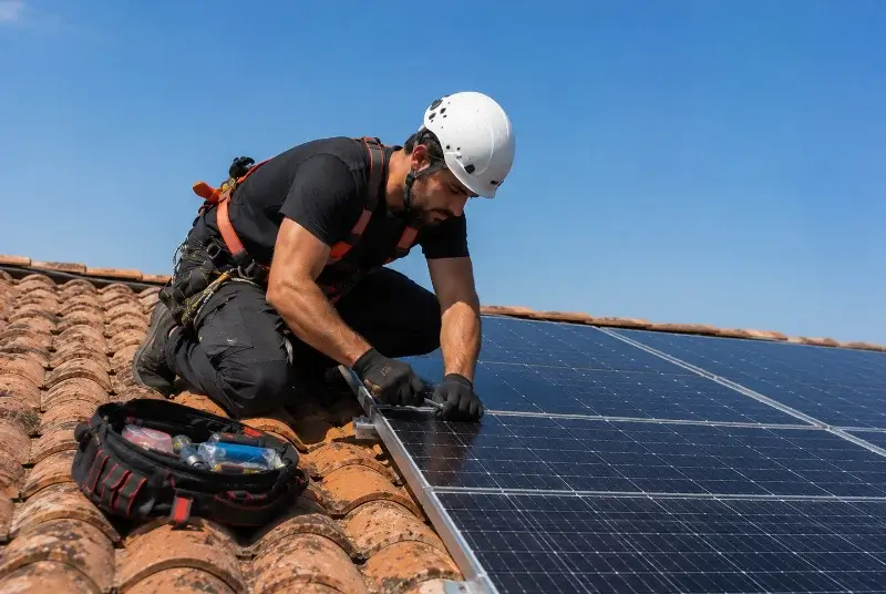 Maintenance et monitoring de panneaux solaires à Garrigues-Sainte-Eulalie