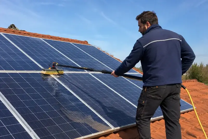 Nettoyage et entretien de panneaux solaires à Garrigues-Sainte-Eulalie